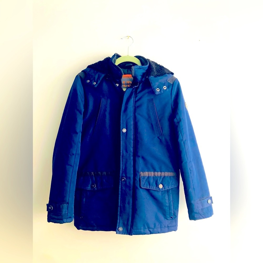 Urban Republic boys, navy winter dress coat. EXCELLENT CONDITION